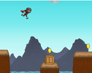 Ninja run double jump version Flappy Bird HTML5 jtk